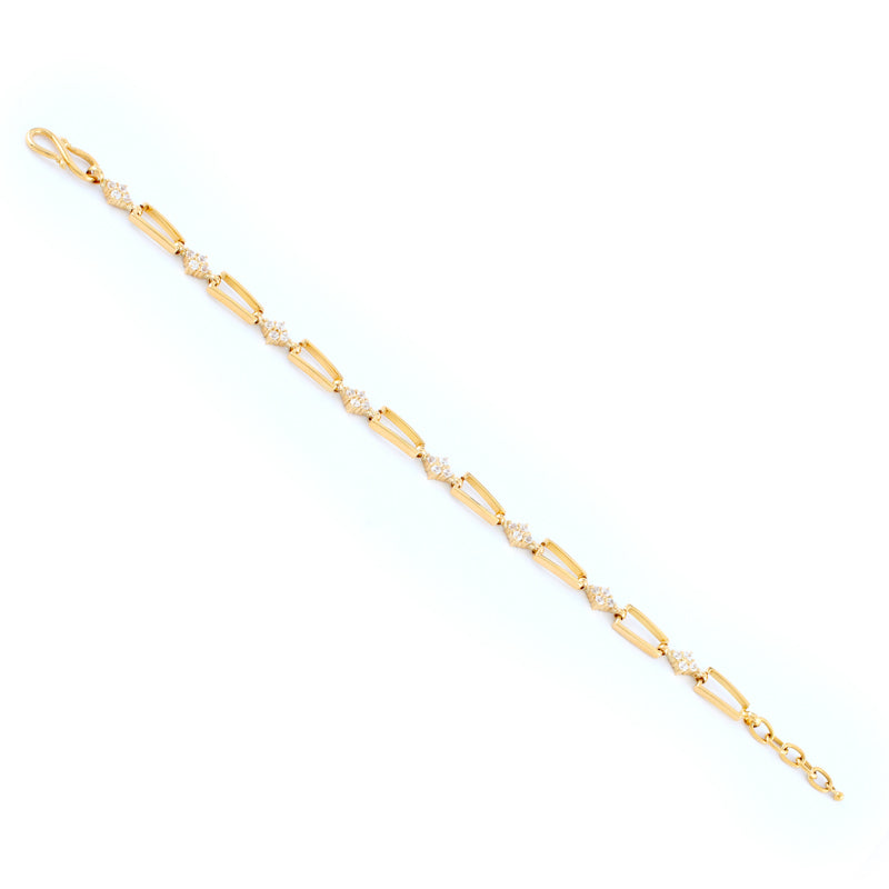 22KT YELLOW GOLD LADIES BRACELET (BR0000157)