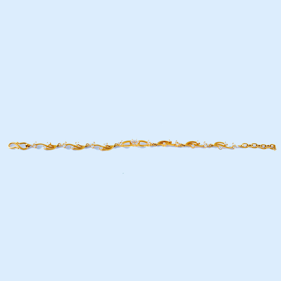 22KT YELLOW GOLD LADIES BRACELET (BR0000158)