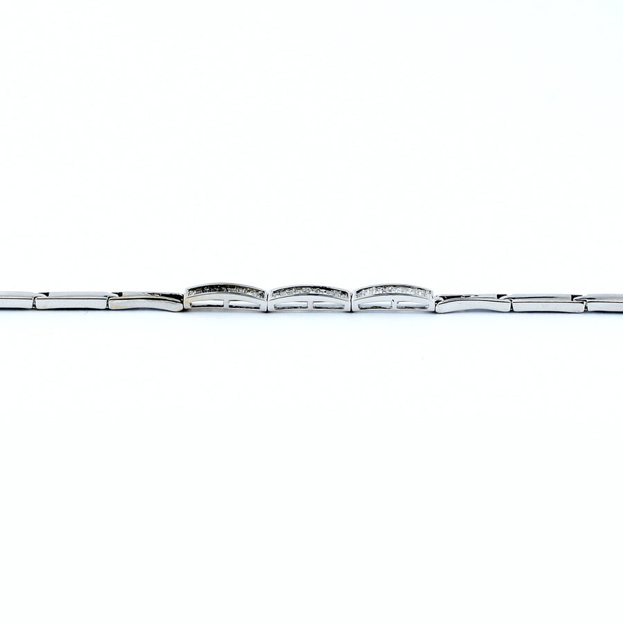 18K WHITE GOLD BRACELET (DR13-18K168)