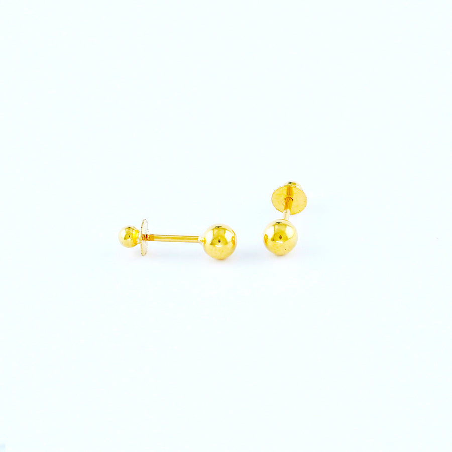 22KT YELLOW GOLD BABY EAR STUD (ES0000014)