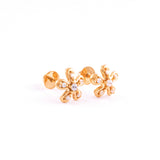 22KT YELLOW GOLD EAR STUD (ES0000017)