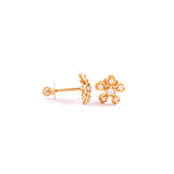 22KT YELLOW GOLD EAR STUD (ES0000017)