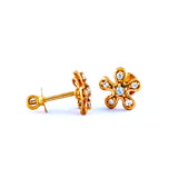 22KT YELLOW GOLD EAR STUD (ES0000017)