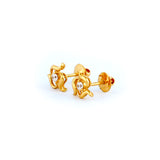 22KT YELLOW GOLD EAR STUD (ES0000060)