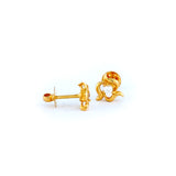 22KT YELLOW GOLD EAR STUD (ES0000060)