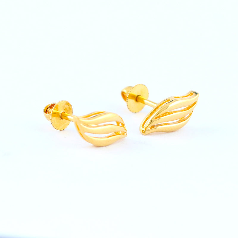 22KT YELLOW GOLD EAR STUD (ES0000171)