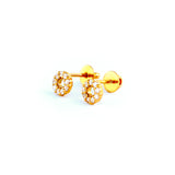 22KT YELLOW GOLD EAR STUD (ES0000216)