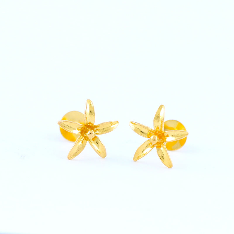 22KT YELLOW GOLD EAR STUD (ES0000230)