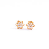 22KT YELLOW GOLD EAR STUD (ES0000408)