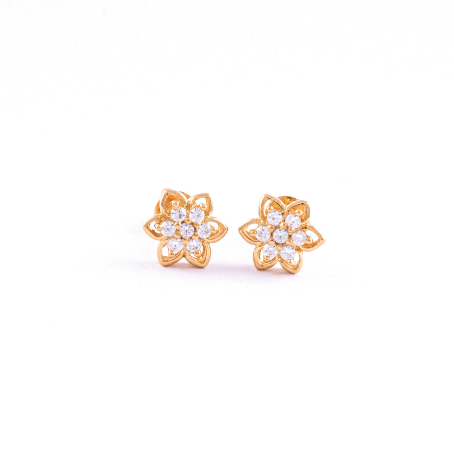22KT YELLOW GOLD EAR STUD (ES0000408)