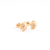 22KT YELLOW GOLD EAR STUD (ES0000417)