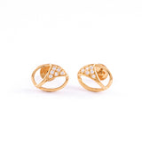 22KT YELLOW GOLD EAR STUD (ES0000430)