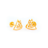 22KT YELLOW GOLD EAR STUD (ES0000431)