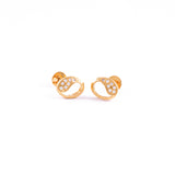 22KT YELLOW GOLD EAR STUD (ES0000441)
