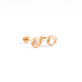 22KT YELLOW GOLD EAR STUD (ES0000441)