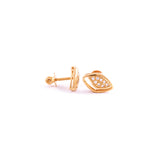 22KT YELLOW GOLD EAR STUD (ES0000486)