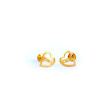 22KT YELLOW GOLD EAR STUD (ES0000542)