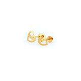 22KT YELLOW GOLD EAR STUD (ES0000542)