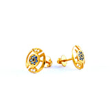 22KT YELLOW GOLD EAR STUD (ES0000670)