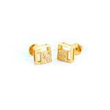 22KT YELLOW GOLD EAR STUD (ES0000730)