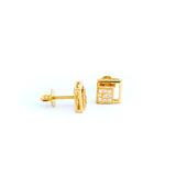 22KT YELLOW GOLD EAR STUD (ES0000730)