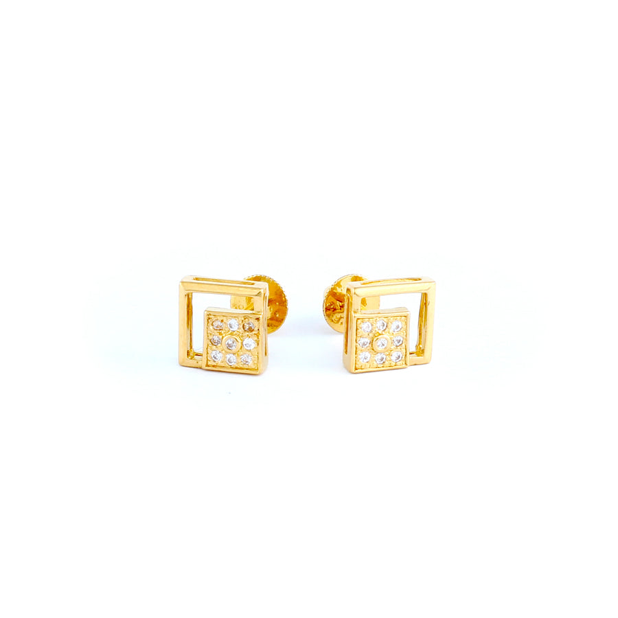 22KT YELLOW GOLD EAR STUD (ES0000730)
