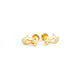 22KT YELLOW GOLD EAR STUD (ES0000743)