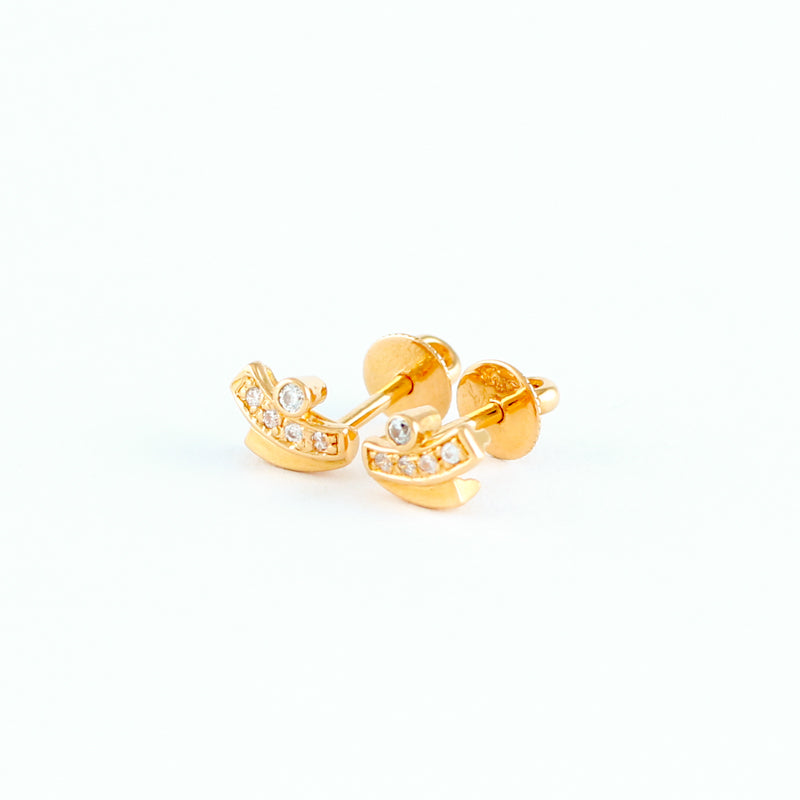 22KT YELLOW GOLD EAR STUD (ES0000785)