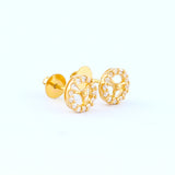 22KT YELLOW GOLD EAR STUD (ES0000806)