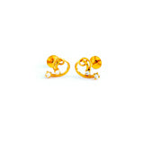 22KT YELLOW GOLD EAR STUD (ES0000808)