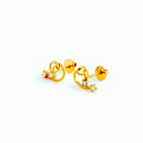 22KT YELLOW GOLD EAR STUD (ES0000808)