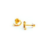 22KT YELLOW GOLD EAR STUD (ES0000808)