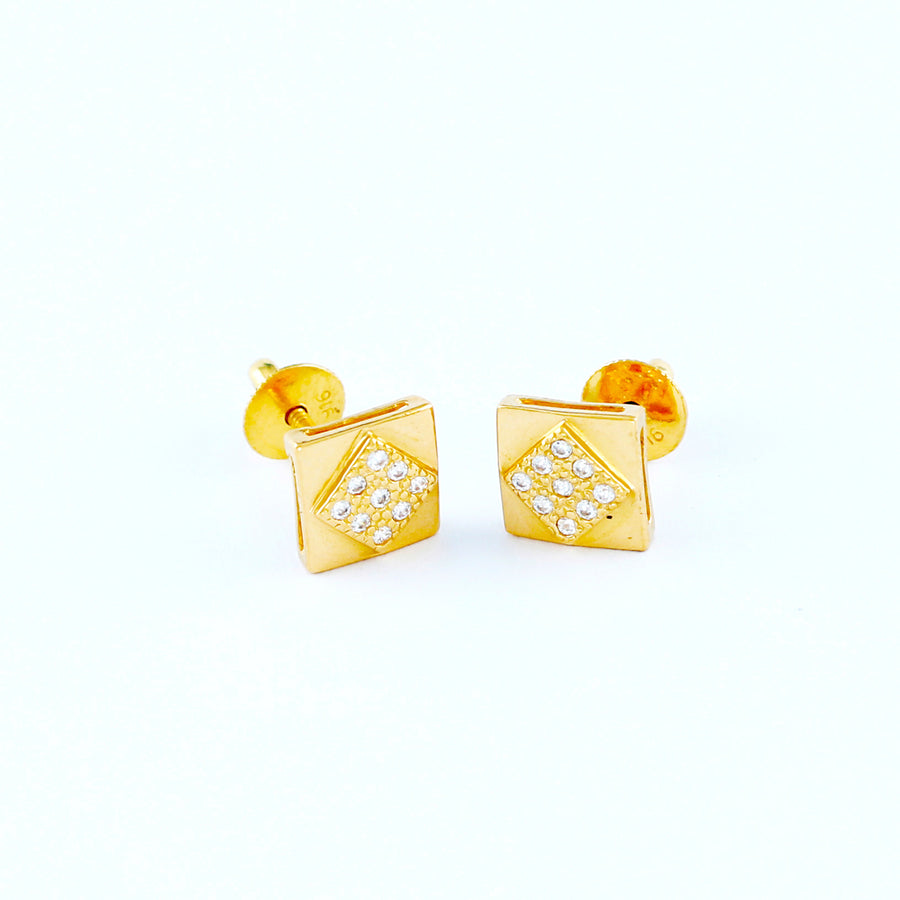 22KT YELLOW GOLD EAR STUD (ES0000850)