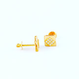 22KT YELLOW GOLD EAR STUD (ES0000850)