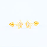22KT YELLOW GOLD EAR STUD (ES0000898)
