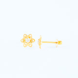 22KT YELLOW GOLD EAR STUD (ES0000898)