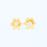 22KT YELLOW GOLD EAR STUD (ES0000898)