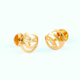 22KT YELLOW GOLD EAR STUD (ES0000976)