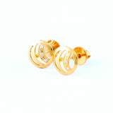 22KT YELLOW GOLD EAR STUD (ES0000976)