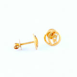 22KT YELLOW GOLD EAR STUD (ES0000976)