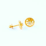 22KT YELLOW GOLD EAR STUD (ES0001061)
