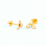 22KT YELLOW GOLD EAR STUD (ES0001090)