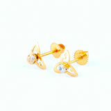 22KT YELLOW GOLD EAR STUD (ES0001090)