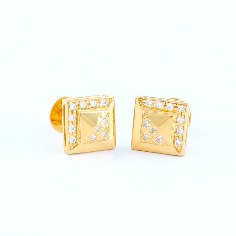 22KT YELLOW GOLD EAR STUD (ES0001112)