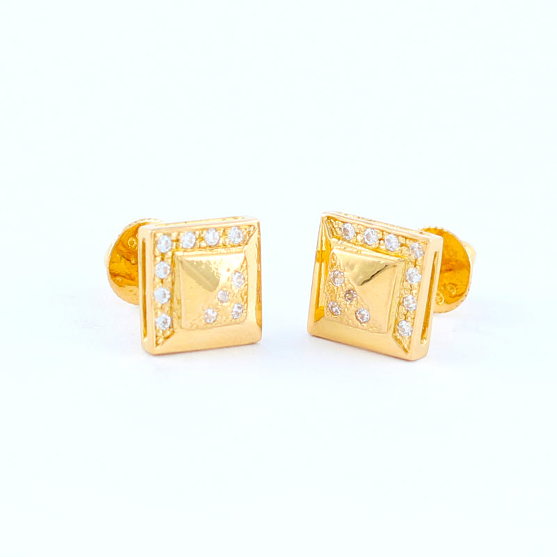 22KT YELLOW GOLD EAR STUD (ES0001112)