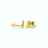22KT YELLOW GOLD EAR STUD (ES0001118)
