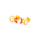 22KT YELLOW GOLD EAR STUD (ES0001121)