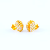 22KT YELLOW GOLD EAR STUD (ES0001131)
