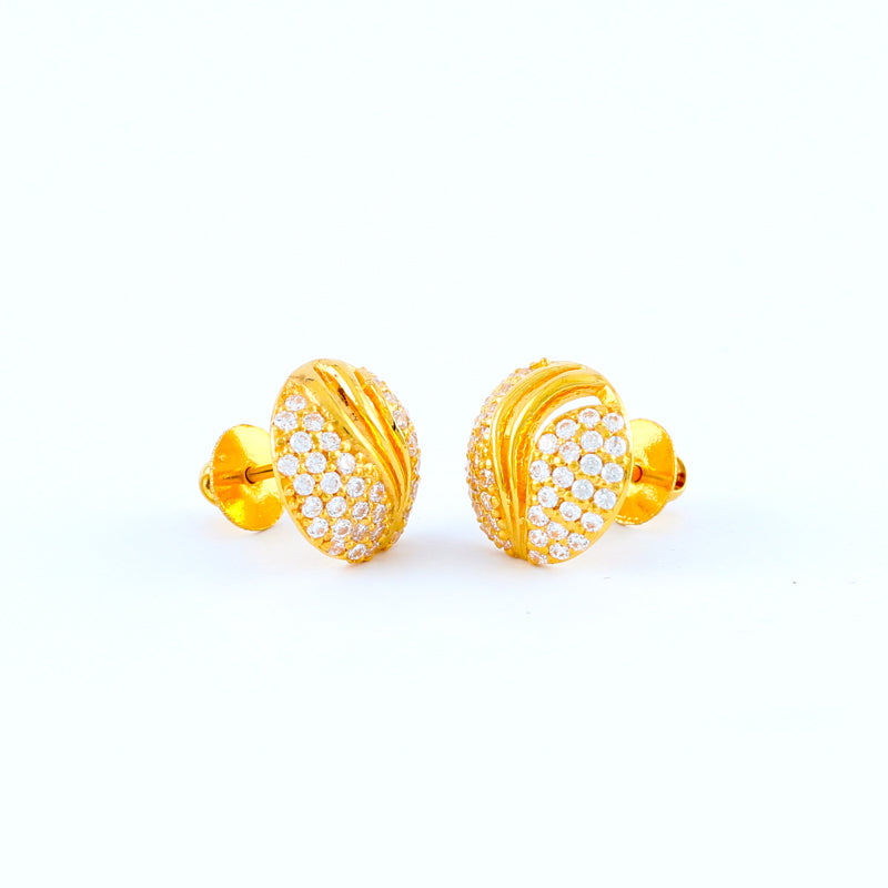 22KT YELLOW GOLD EAR STUD (ES0001131)