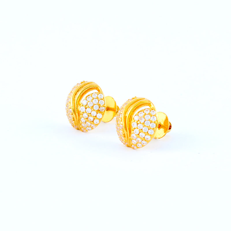 22KT YELLOW GOLD EAR STUD (ES0001131)